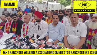 JampK Transport Welfare Association Commits to Transporters Issues [upl. by Tiffy]