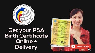 How to Get PSA Birth Certificate Online amp Delivery 2023 Latest Update [upl. by Scandura218]