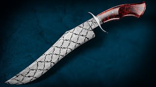 I Built The Most Beautiful Recurve Knife Full Build [upl. by Navlys]