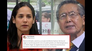 Sigrid Bazán tras brutal publicación sobre la muerte de Alberto Fujimori quotSon hechosquot [upl. by Ahsiek330]