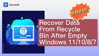 2022 How to Recover Deleted Files from Recycle Bin after Empty in Windows 111087 [upl. by Anett]