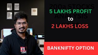 How I lost 28 lakhs in Banknifty Options  The Madras Trader [upl. by Niledam]