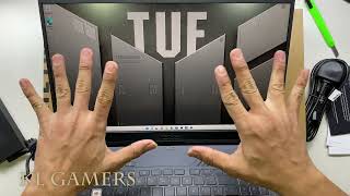 ASUS TUF Gaming Laptop F17 FX707ZMKH085W intel Core i7 12700H RTX3060 Unbox Benchmark Test [upl. by Ahseirej]