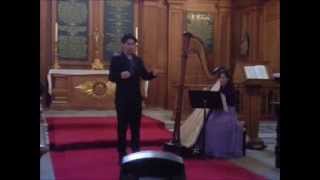 2 Italians songs for counter tenor and harp [upl. by Ydnys]