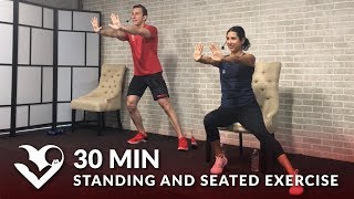 30 Min Exercise for Seniors Older People Elderly  Seated Chair Exercises Senior Workout Routines [upl. by Borrell]