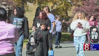 Thousands gather in Hartford for the 2024 Eversource Hartford Marathon and Half Marathon [upl. by Arimak]