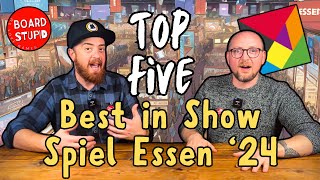 Top 5 Best Board Games at Spiel Essen 2024 Board Stupids Best in Show [upl. by Ingrim]