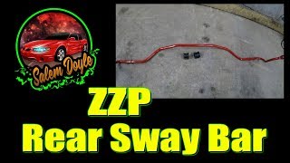 ZZP Rear AntiSway Bar  Install and Review [upl. by Neladgam]