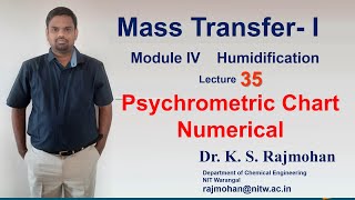 Lecture 35 Psychrometric Chart Numerical Part1 [upl. by Attenaz101]