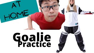 Floorball Goalie Basics Workout [upl. by Aramat5]