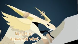 Meteorite Animation Meme Ft Banishii from Creatures of Sonaria [upl. by Yeliw]