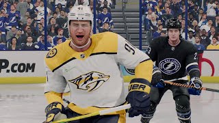 NHL 25 Gameplay PS5  Tampa Bay Lightning vs Nashville Predators Full Game [upl. by Magel318]