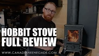 Tiny House Tiny Stove  Hobbit Stove Review [upl. by Matusow50]