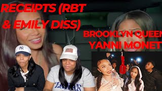 Brooklyn Queen  Receipts ft Yanni Monett RBT amp Emily Diss  REACTION [upl. by Aysab]