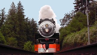 What It Looks Like To Get Hit By A Giant Steam Train As It Thunders Over the Camera at High Speed [upl. by Madelin]