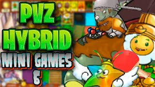 БЕЗУМИЕ МИНИ ИГР  PVZ HYBRID MINI GAMES 6 [upl. by Parthinia650]