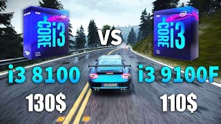 Core i3 9100F vs Core i3 8100 Test in 9 Games [upl. by Akaya]