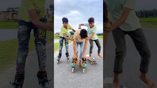 Skating Fails That Will Make You Laugh 😆 rollerskating inlineskating skating shorts trending [upl. by Petulah767]