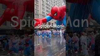 New York City Thanksgiving Day travel shorts spiderman [upl. by Anaujat959]