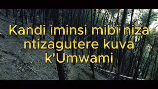 uko ngusabira by elie bahati lyrics video [upl. by Yaron828]