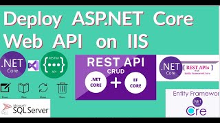 How to Deploy ASPNET Core Web API on IIS Windows Server  Deploy ASPNET Web API on IIS NET 70 [upl. by Etnomal326]