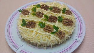 Салат с ананасом и курицей Салат на праздничный стол Вкусный [upl. by Fabrin]