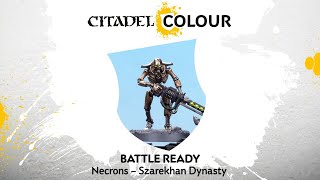 How to Paint Necrons – Battle Ready Szarekhan Dynasty [upl. by Repooc]