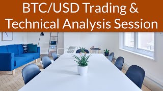 Live Bitcoin BTCUSD Trading amp Technical Analysis  My Cryptocurrency Trading Strategy [upl. by Haropizt757]