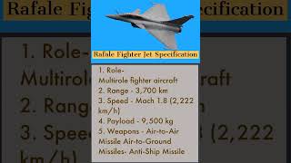 Rafale Fighter Jet Specification qindianairforce [upl. by Lattonia]