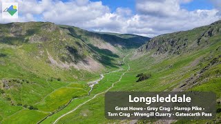 Lake District  hiking round Longsleddale  Haweswater Pillars Wrengill Quarry Gatescarth Pass 4K [upl. by Annavoig]