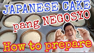 HOW TO PREPARE JAPANESE CAKEPang NEGOSYOsekretong ingredients [upl. by Sufur336]