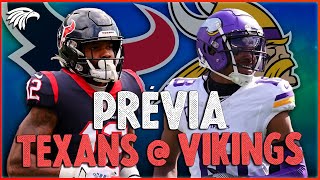 Houston Texans  Minnesota Vikings PRÉVIA  NFL 2024 [upl. by Adrien]