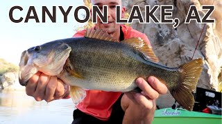 KAYAK bass fishing Canyon Lake AZ [upl. by Elie]