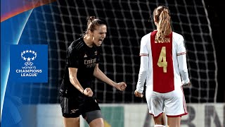 MIEDEMA MAGIC SENDS ARSENAL THROUGH  Ajax vs Arsenal UWCL Qualifying Highlights [upl. by Daley234]