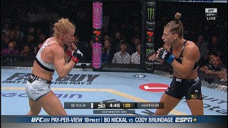 UFC 300 Kayla Harrison versus Holly Holm Full Fight Video Breakdown by Paulie G [upl. by Ahswat]