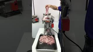 A meat grinder that can grind pork belly with skin into such large particlesshorts [upl. by Nigem]