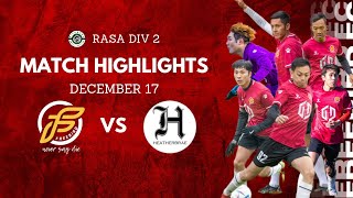 Match Highlight  Freebird FC vs Heatherbrae RASA Division 2 [upl. by Arotahs]