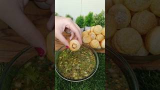 😋😀Kuch tikha ho jaye 🤩 Special Pani Puri 😋🥵🥵😁shortsshortsfeed streetfood newfoodiepanipuri [upl. by Nylra]