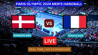 Denmark Vs France LIVE Score UPDATE Today Men’s Handball 2024 Paris Olympic Match Jul 27 2024 [upl. by Donaghue]