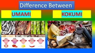 Difference between Umami and Kokumi [upl. by Epperson]