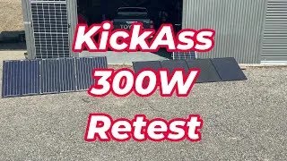 KickAss 300w Solar Panel  Test2 [upl. by Idnem]