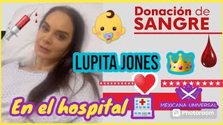 Lupita Jones en El Hospital Pide Donación de sangre Mexicana Universal 2024 [upl. by Vedette464]