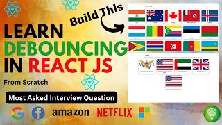 Master Debouncing in React with a RealWorld Example Country Flags Search [upl. by Rese]