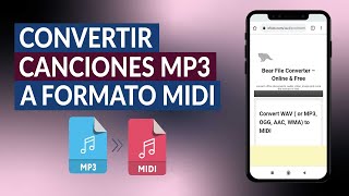 Cómo Crear o Convertir Canciones MP3 a Pista Formato MIDI Sin Programas [upl. by Asserac]