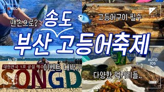 부산 송도 고등어축제 안가실건가요🐟간식먹거리이벤트 [upl. by Iaverne525]