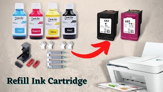 Refill ink in any printers Cartridge  Print more with less cost 💯🔥 [upl. by Akinoj202]