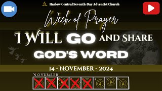 Harlow Community SDA Church Week of Prayer [upl. by Duma]