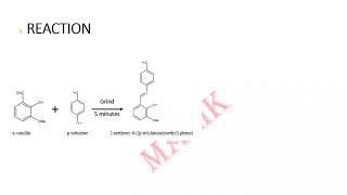 Mechanochemical solventfree synthesis of Azomethine [upl. by Philipps]