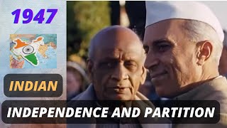 Indian Independence  A rare Eastman Coloured Video Clip  Gingerline Media [upl. by Niel]