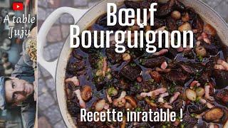 Bœuf Bourguignon Traditionnel  Recette Facile et Savoureuse [upl. by Nnaer67]